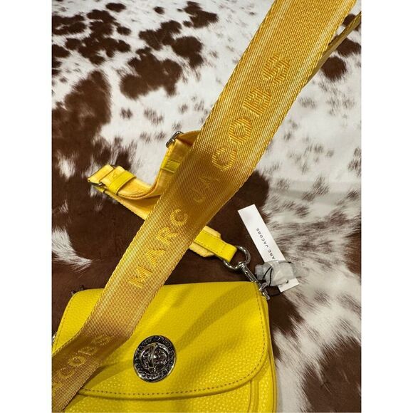 Marc Jacobs Yellow and Silver Small Shoulder Bag Purse New - Picture 4 of 8